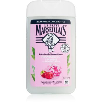Extra Gentle Shower Cream Organic Raspberry & Peony - Hydratačný a vyživujúci sprchový krém
